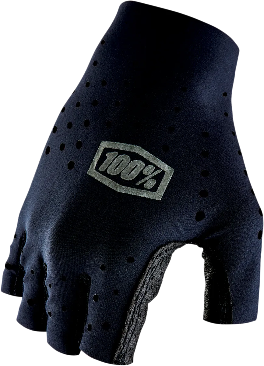 100% Sling Short Finger Gloves - Black - Small 10021-00000