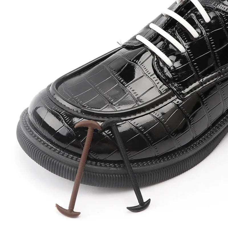 12pcs Stretch no Tie Silicone Elastic Sneakers Shoe Laces for Kids & Adults