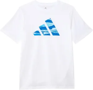 adidas Boys' Short Sleeve Cotton Camo Bos Logo T-Shirt