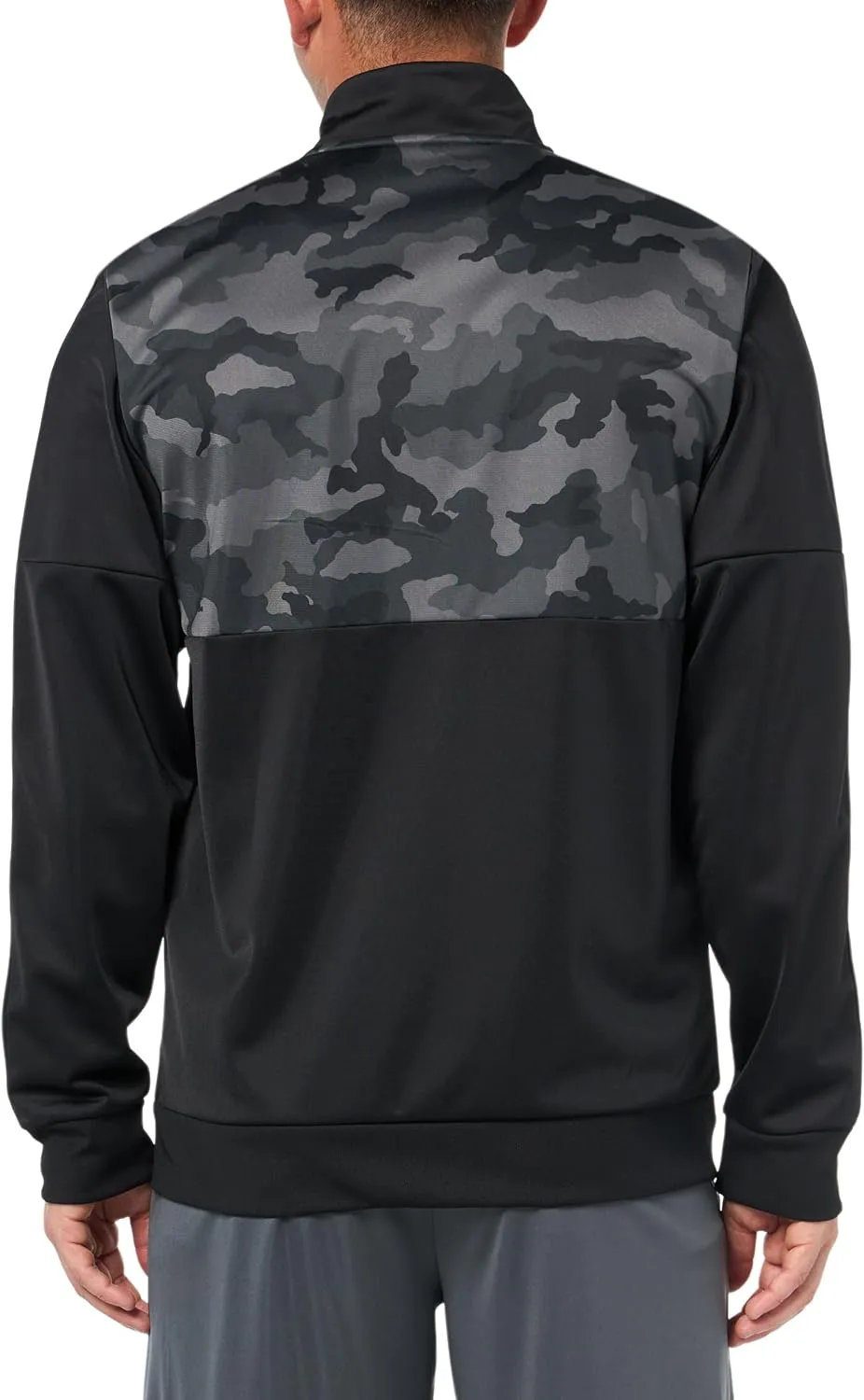 adidas Men's Essentials Camouflage Tricot Track Jacket