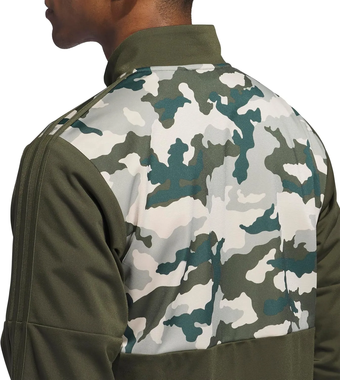 adidas Men's Essentials Camouflage Tricot Track Jacket