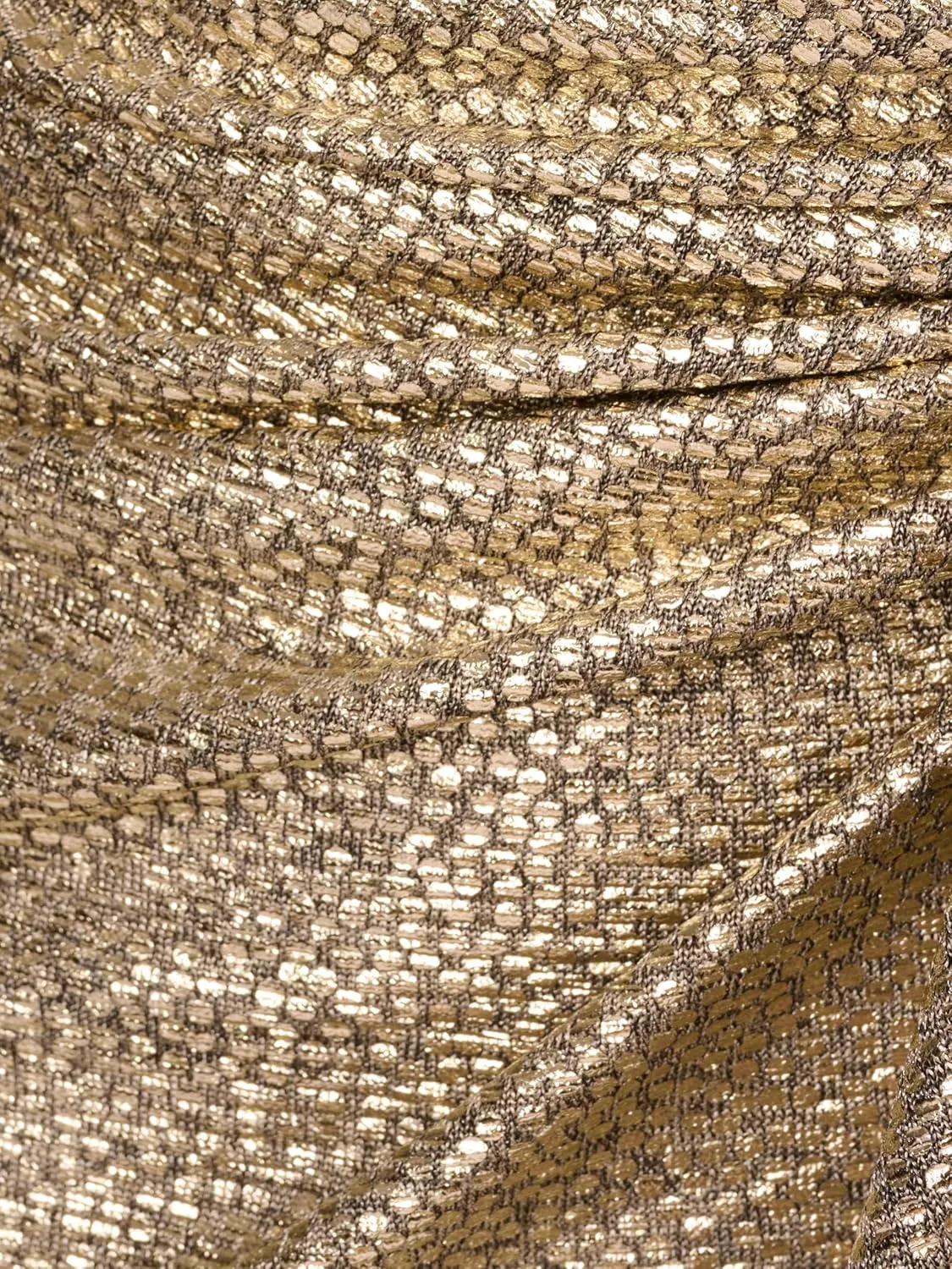Adrianna Papell Women's Foiled Knit Draped Dress