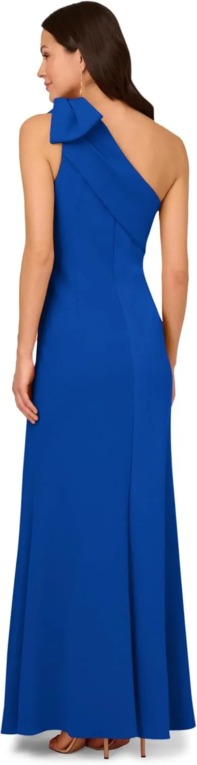 Adrianna Papell Women's Stretch Crepe Long Dress