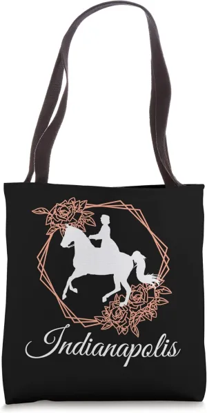 American Saddlebred Saddleseat Show Horse: Indianapolis Tote Bag