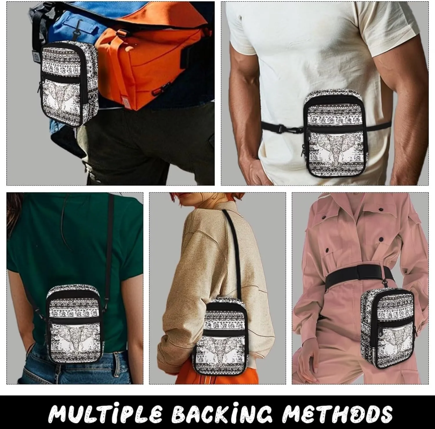 BIGCARJOB Women's Crossbody Backpack Mini Crossbody Purses Travel Sling Bags Womens Shoulder Handbags