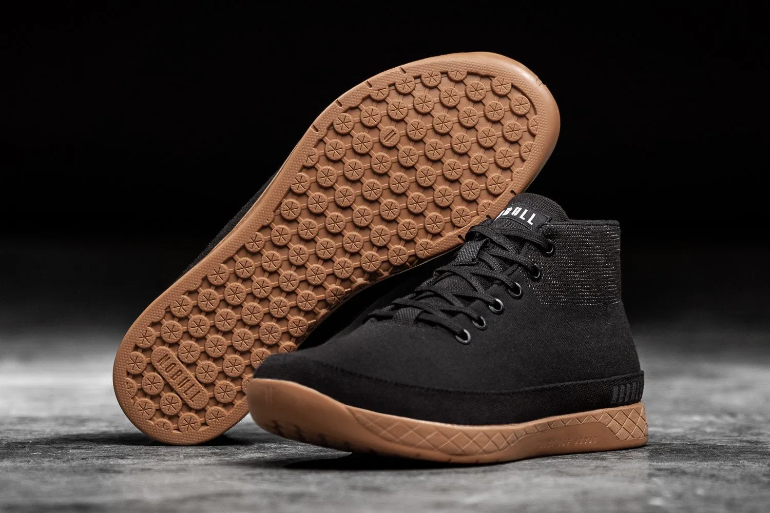 BLACK COFFEE CANVAS MID TRAINER (WOMEN'S)