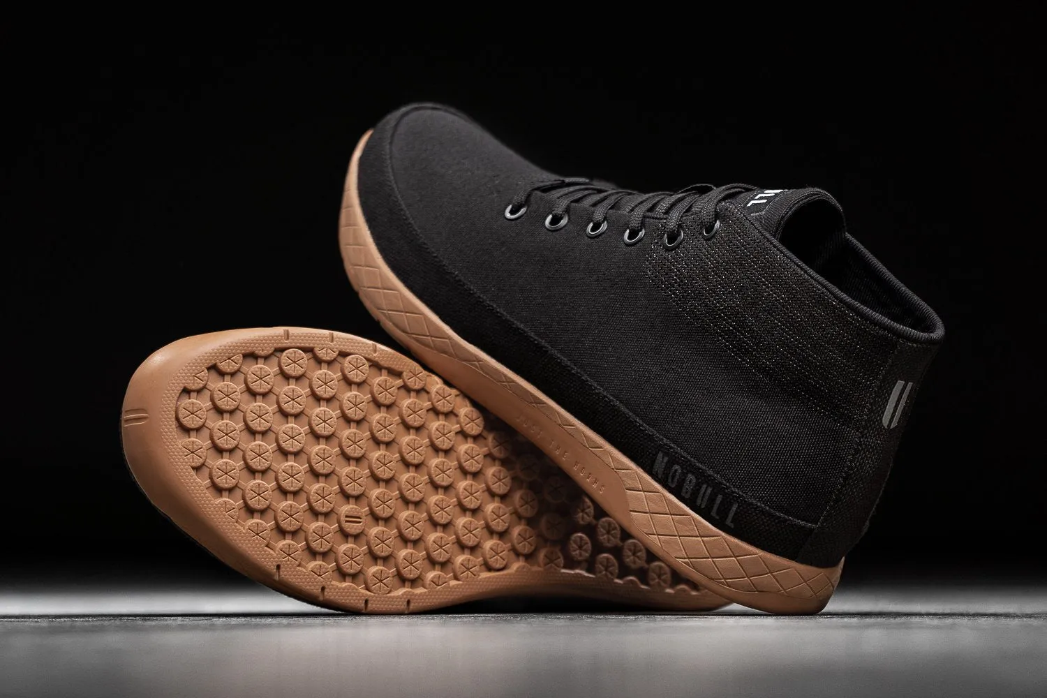 BLACK COFFEE CANVAS MID TRAINER (WOMEN'S)
