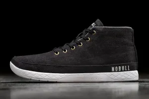 BLACK DENIM CANVAS MID TRAINER (MEN'S)