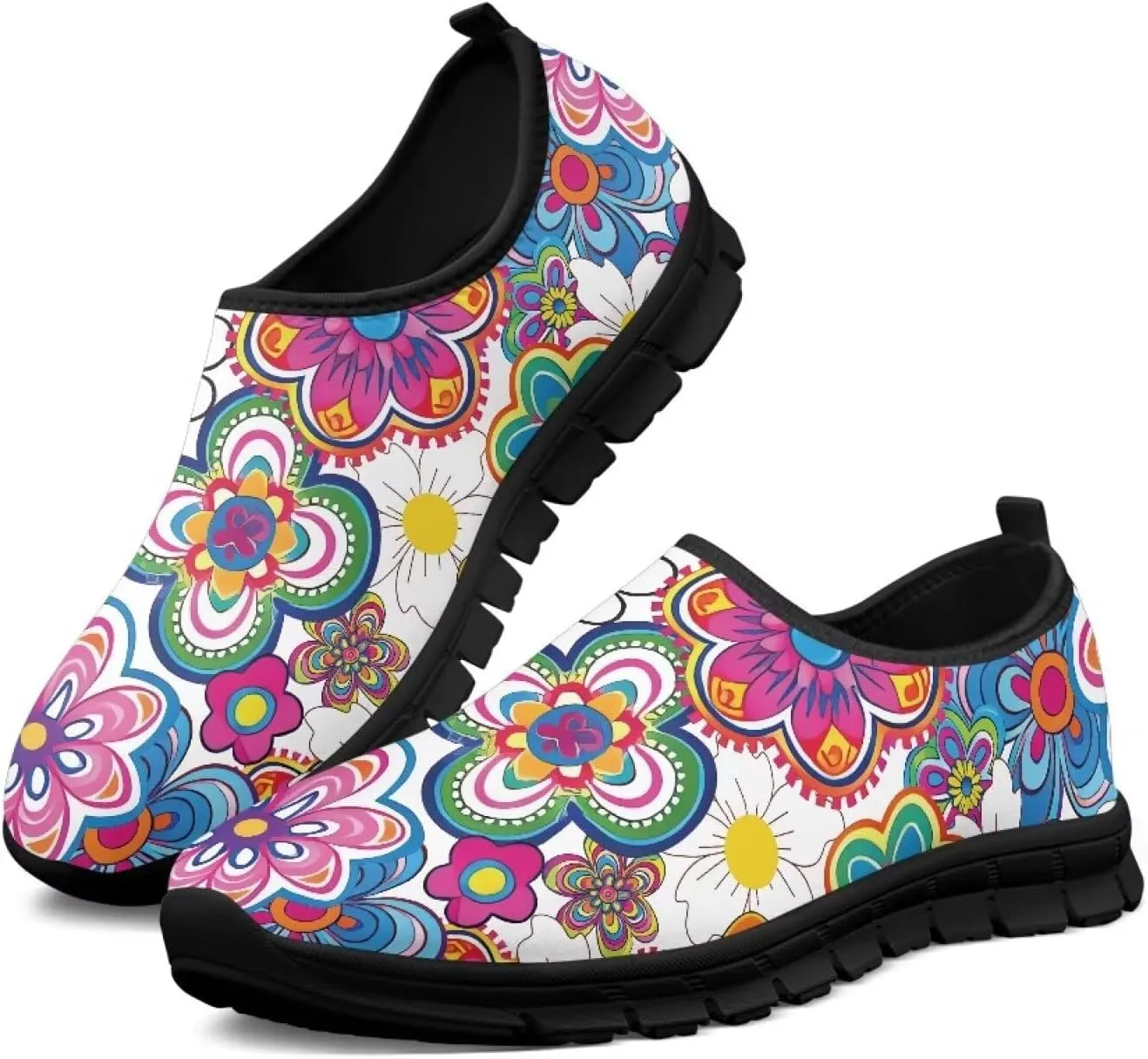 Canvas Sports Shoes for Women Low Top Casual Sneakers for Women Fashion Comfortable Walking ShoesBlack Sole