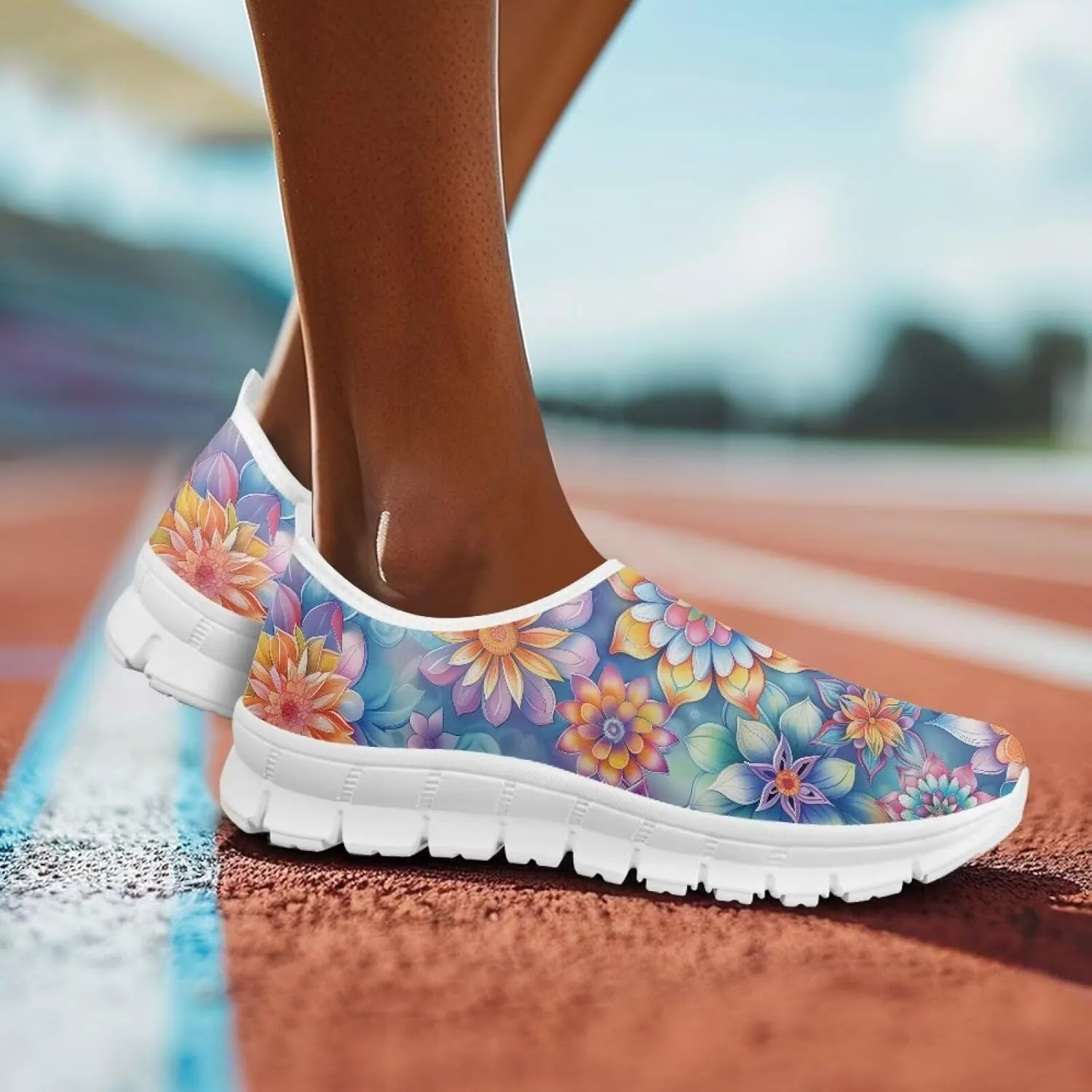Canvas Sports Shoes for Women Low Top Casual Sneakers for Women Fashion Comfortable Walking ShoesWhite Sole