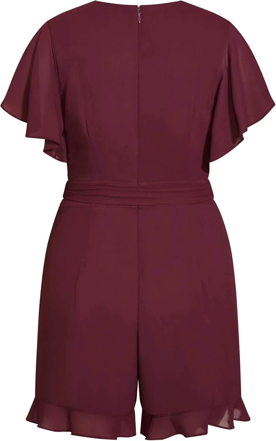 City Chic Women's Playsuit-Frill Love