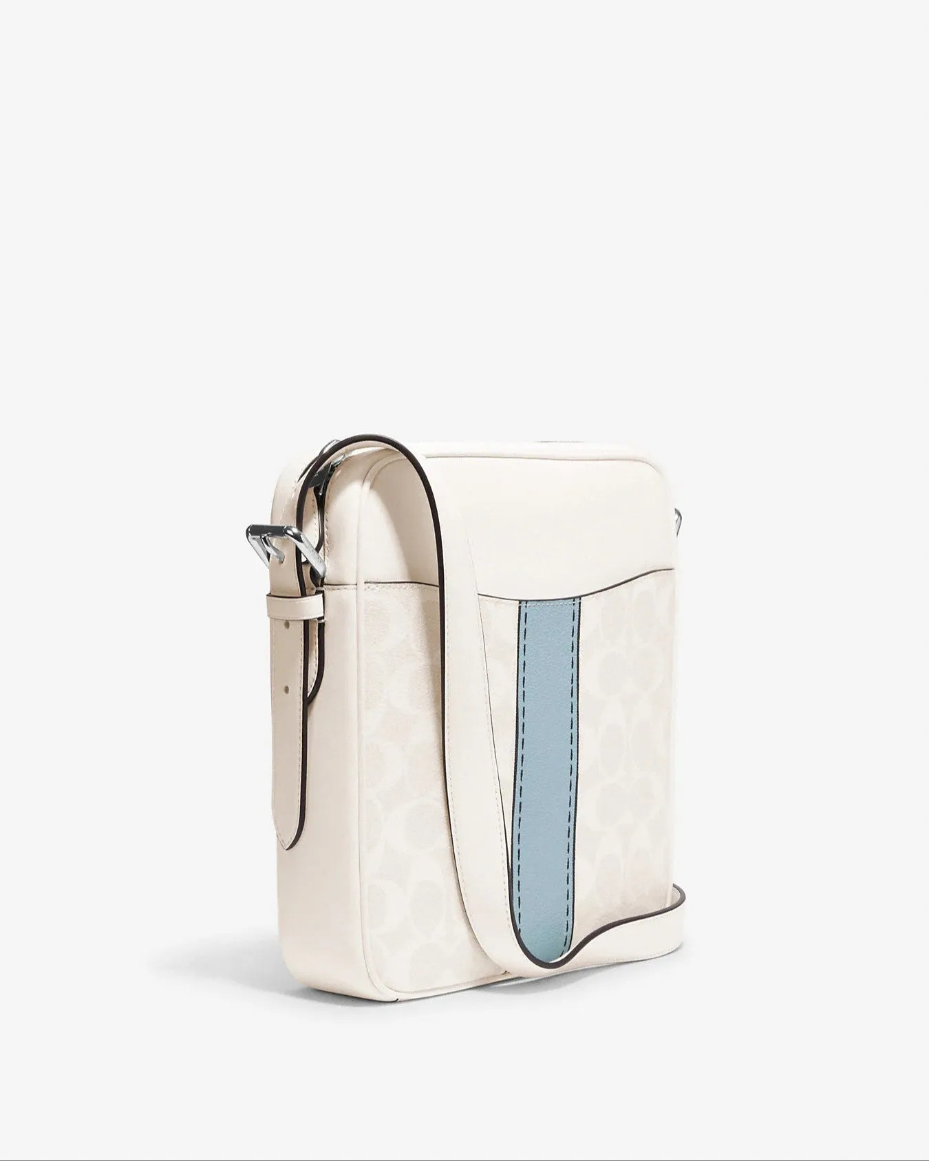 Coach Hudson Crossbody 21 In Signature Canvas With Trompe L'oeil Print