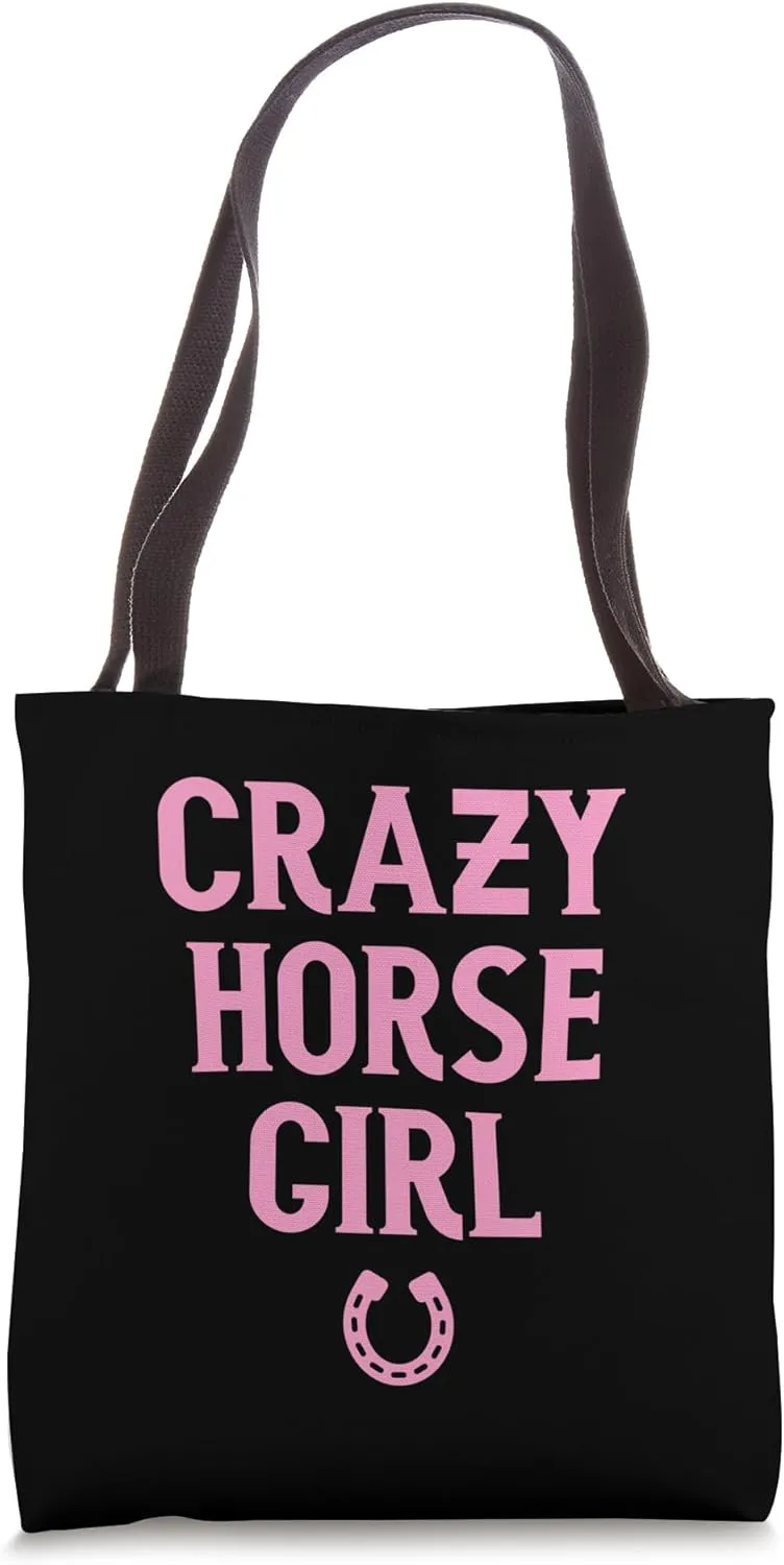 Crazy Horse Girl Tote Bag
