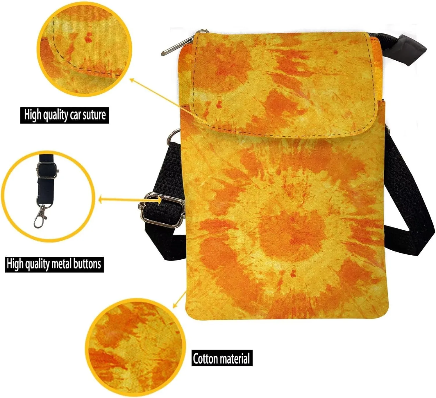 Crossbody Bags for Men Small Size with Adjustable Shoulder Strap Mens Fanny Pack Suitable for Walking Travelling