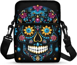 Crossbody Shoulder Bag for Kids Girls Boys, 2 Layer Travel Messenger Sling Bags