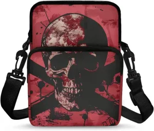 Crossbody Shoulder Bag for Kids Girls Boys, 2 Layer Travel Messenger Sling Bags