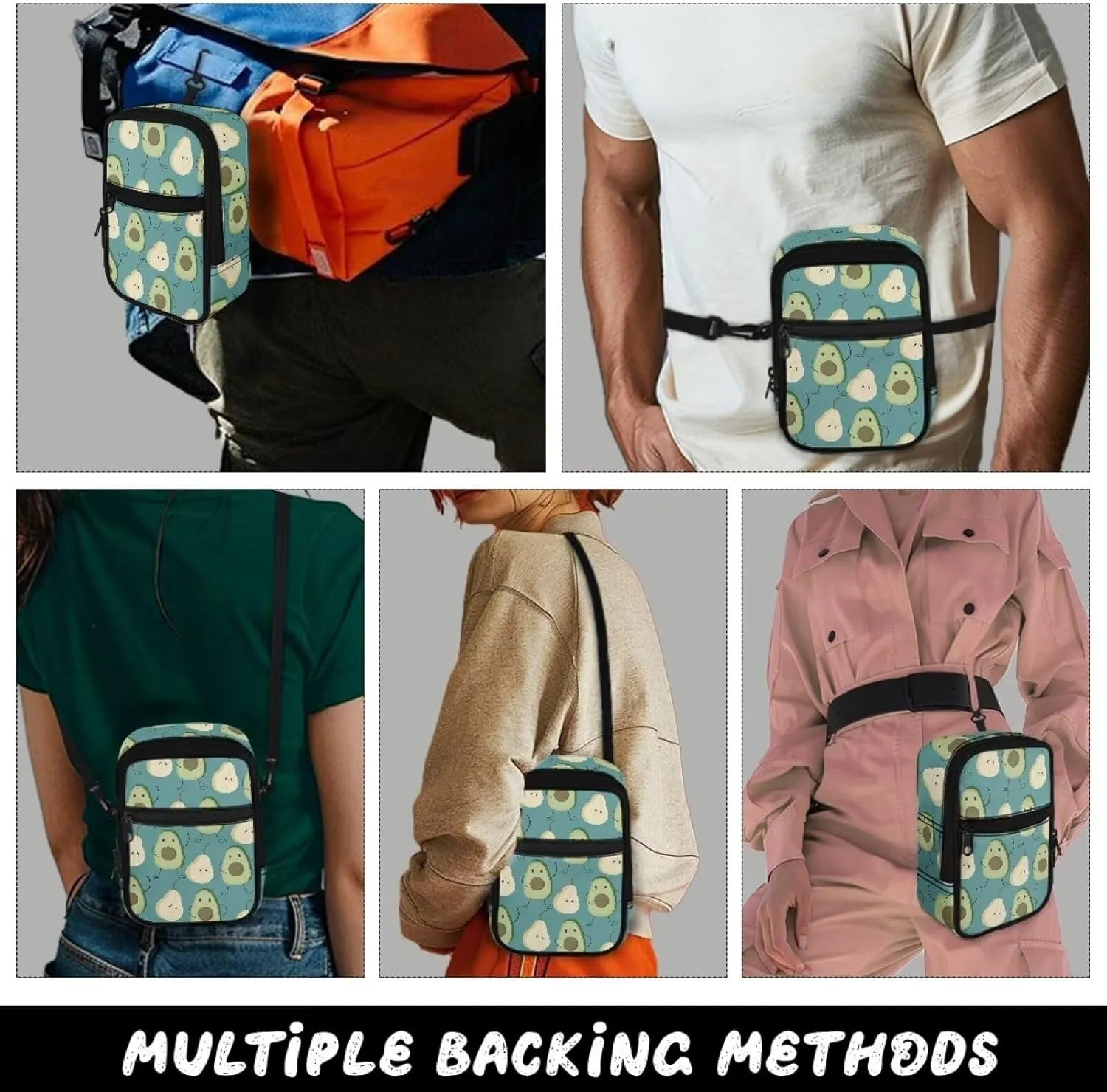 Crossbody Sling Bags for Women Chest Bag Daypack Fanny Pack Cross Body Bag for Outdoors Hiking Traveling
