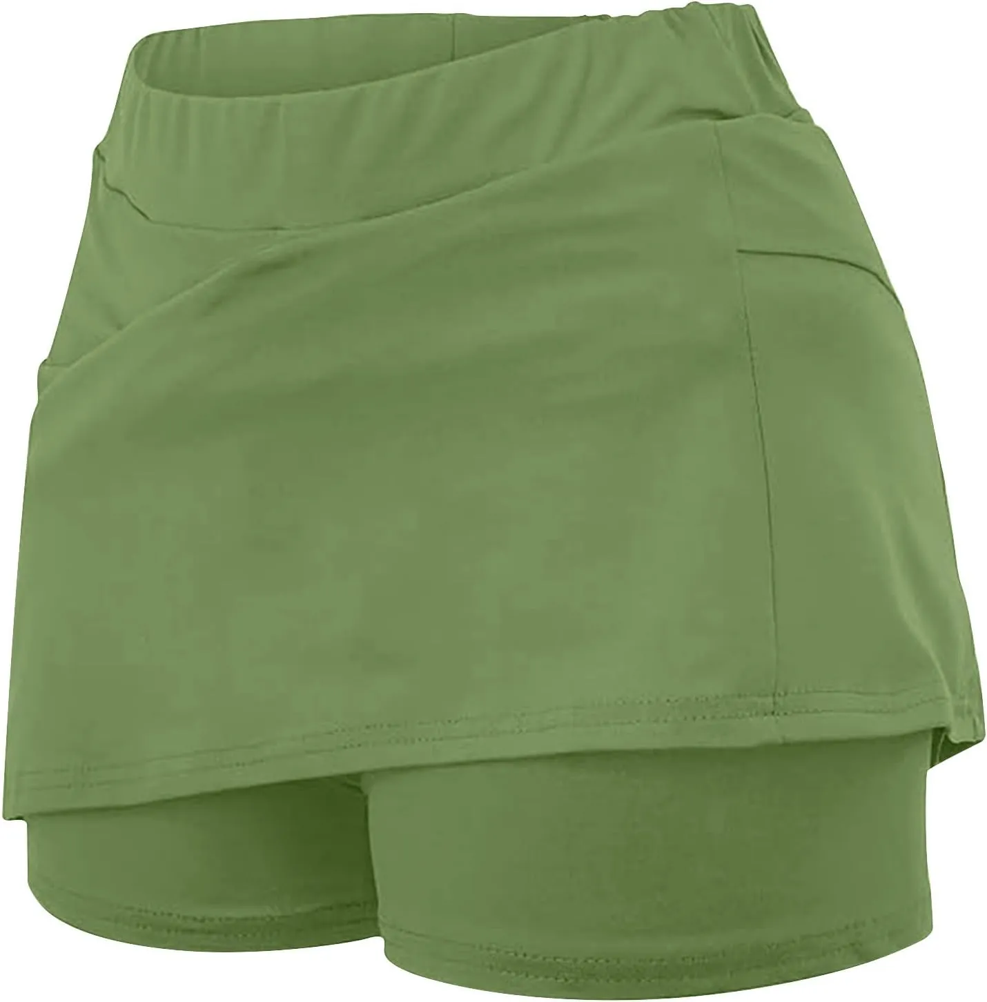 DDAPJ pyju Skorts for Women Plus Size Dressy Casual Athletic Golf Tennis Skirts 2025 Summer High Waist Skort Mini Skirt