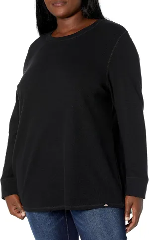 Dickies Women's Long Sleeve Crew Neck Thermal Shirt