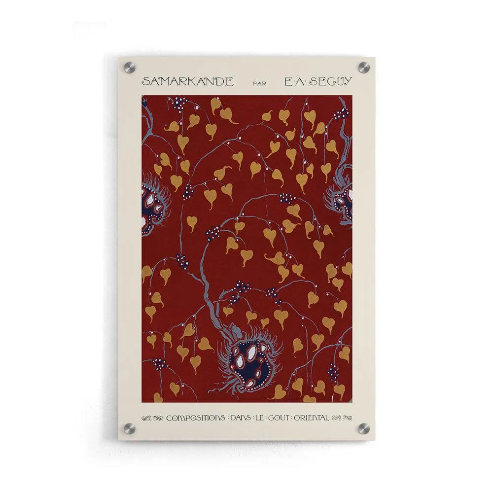 Emile-Alain Séguy - Art Nouveau Flower pattern I