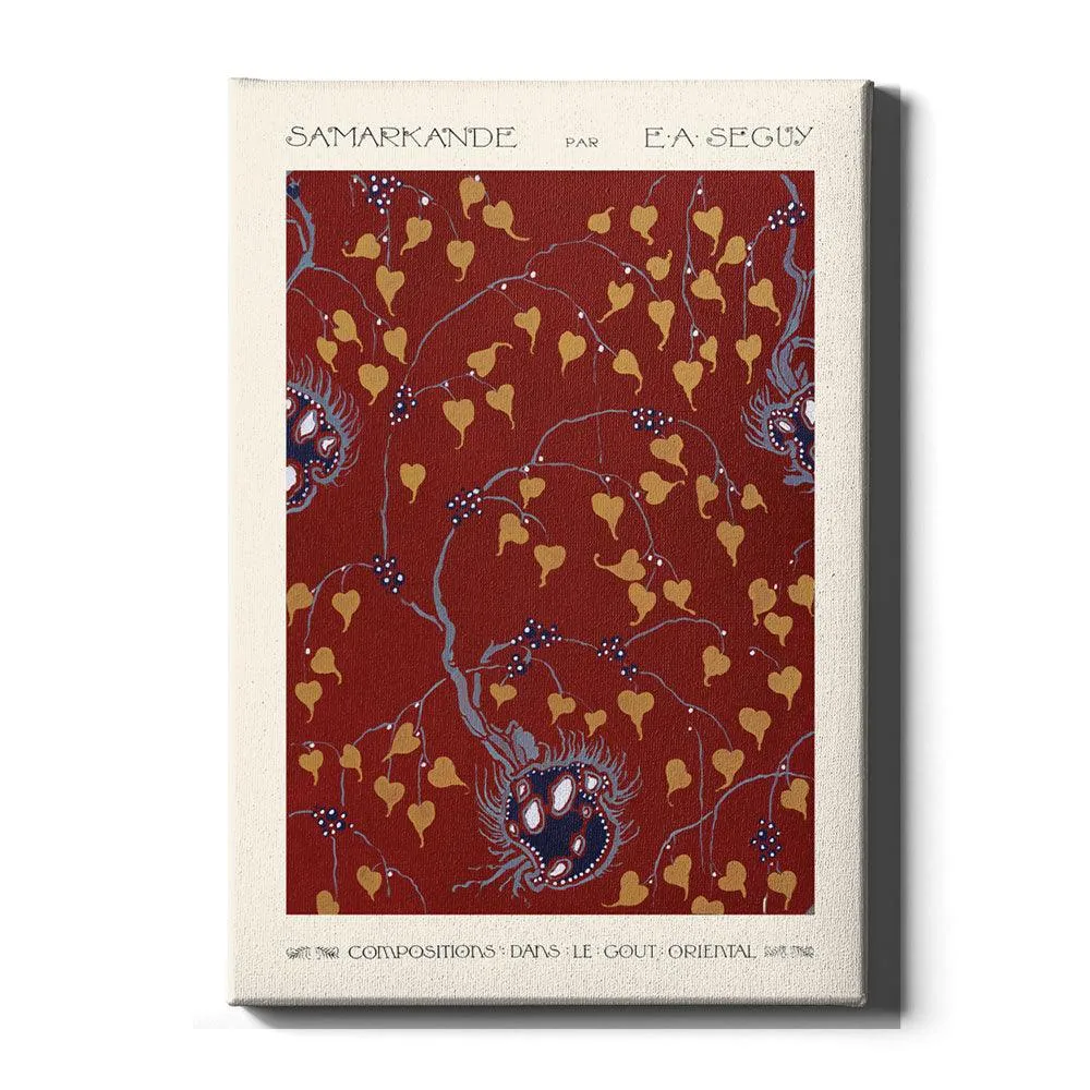 Emile-Alain Séguy - Art Nouveau Flower pattern I