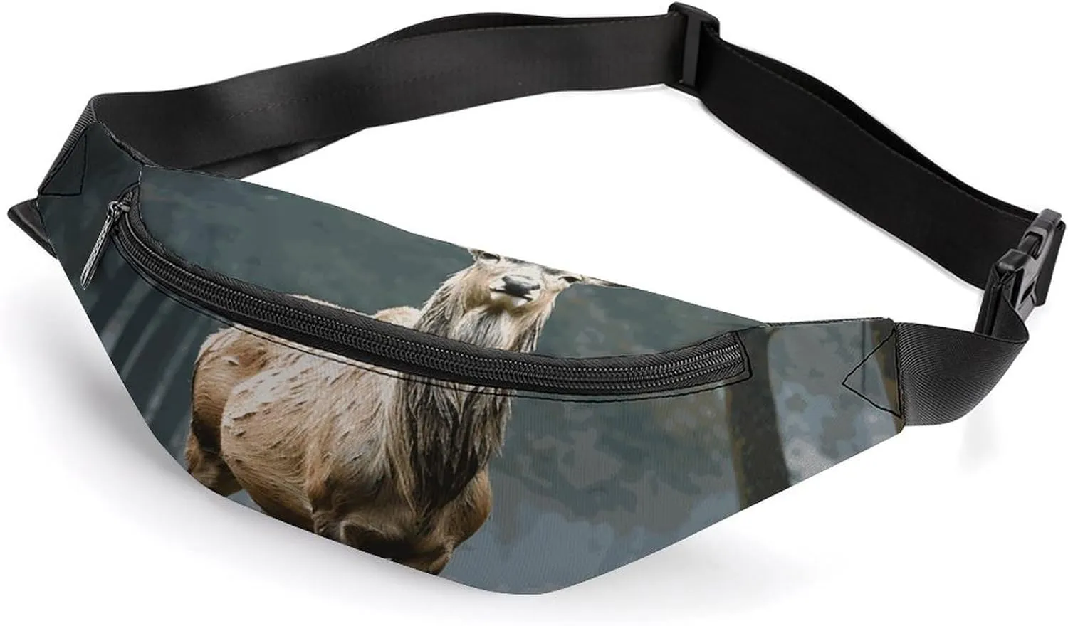 Fanny Pack for Men Women Deer Animalsprinted Crossbody Belt Bags Sports Waist Bag ForTravel Running Hiking Walking Workout, 36*15cm