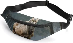 Fanny Pack for Men Women Deer Animalsprinted Crossbody Belt Bags Sports Waist Bag ForTravel Running Hiking Walking Workout, 36*15cm