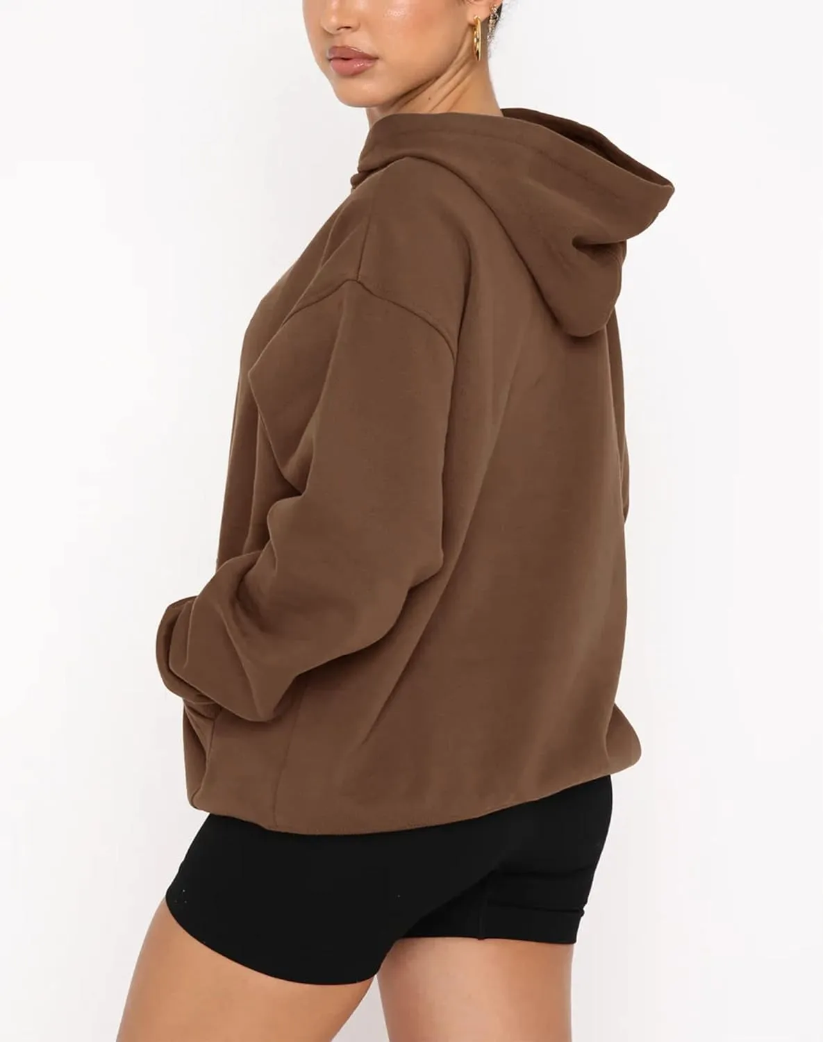 Fanway&EC Women's Casual Long Sleeve Hoodie Loose Fitted Sweatshirts Oversized Pullover Pocket Fall Tops