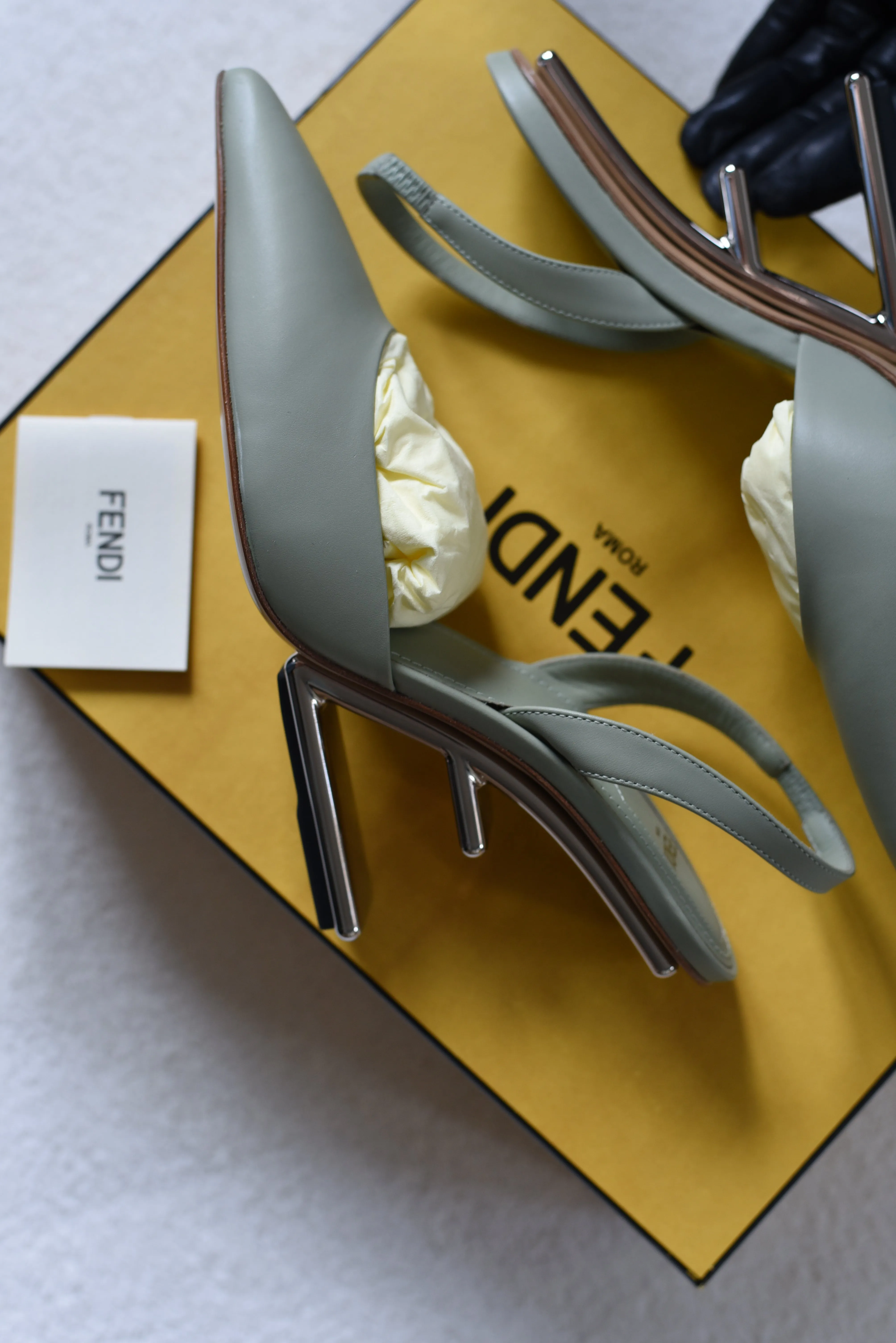 Fendi First Slingback Heels