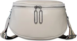 Genuine Leather Women's Crossbody Shoulder Sling Bags/Satchel Bag/Cowhide Saddle Bag/Chest Bag/Shoulder Messenger Bag