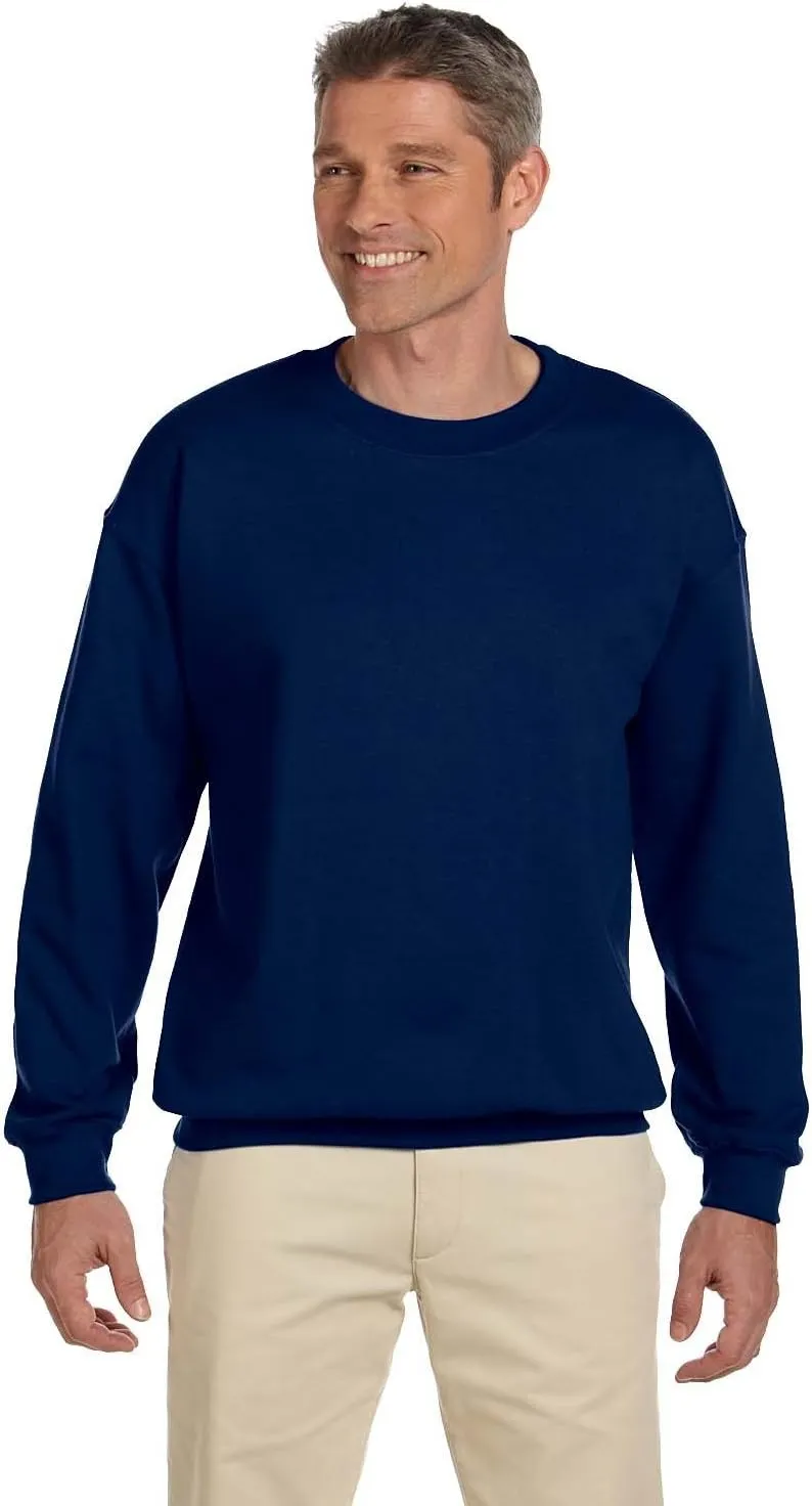 Gildan Men's Heavyweight Waistband Sweatshirt, Navy, 3XL