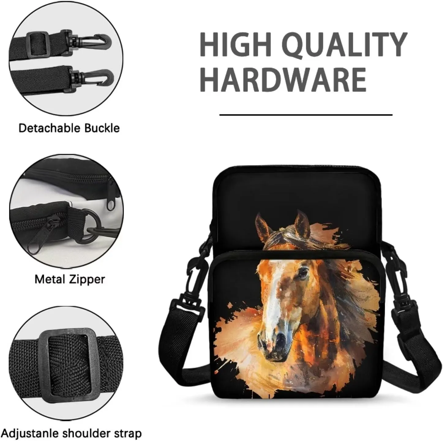 Girls Crossbody Bag Shoulder Bag Messenger Sling Bags for Cell Phone Passport Wallet
