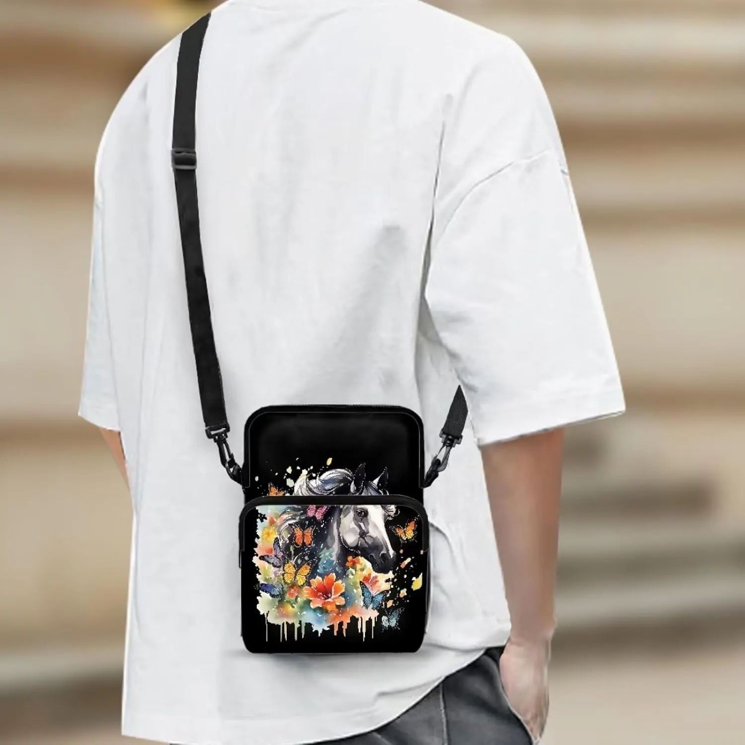 Girls Crossbody Bag Shoulder Bag Messenger Sling Bags for Cell Phone Passport Wallet