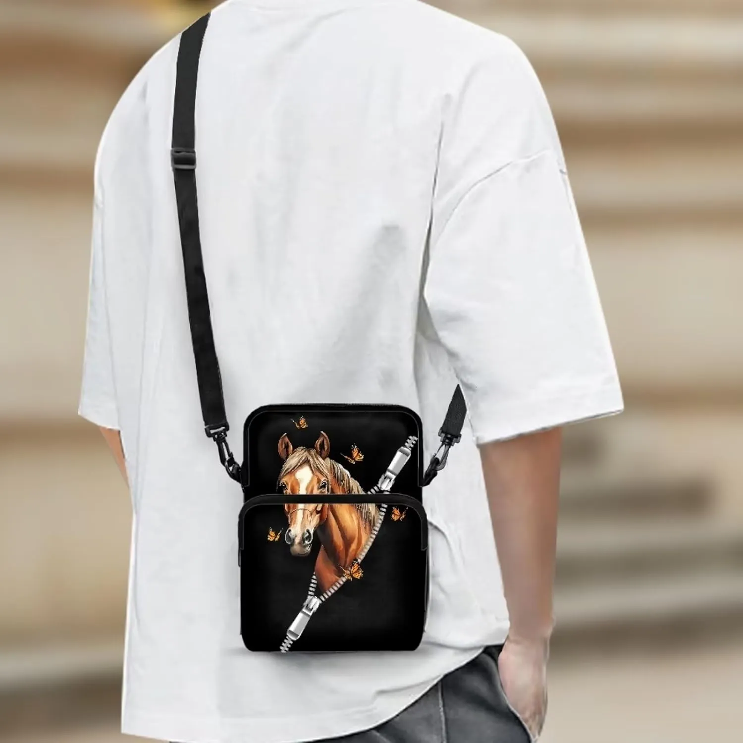 Girls Crossbody Bag Shoulder Bag Messenger Sling Bags for Cell Phone Passport Wallet
