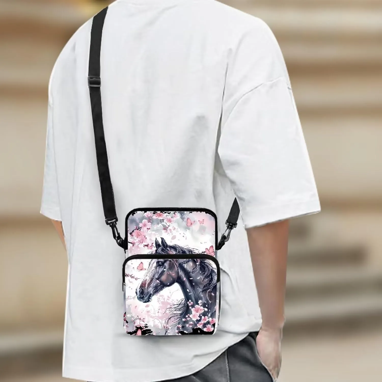 Girls Crossbody Bag Shoulder Bag Messenger Sling Bags for Cell Phone Passport Wallet