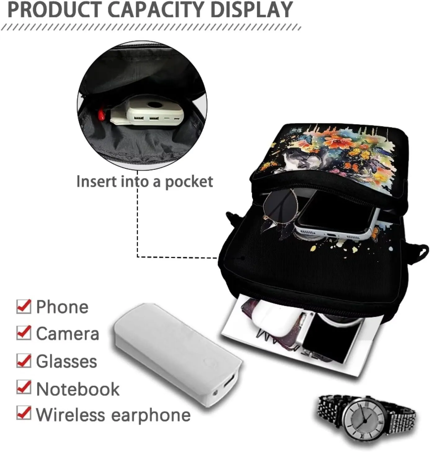 Girls Crossbody Bag Shoulder Bag Messenger Sling Bags for Cell Phone Passport Wallet