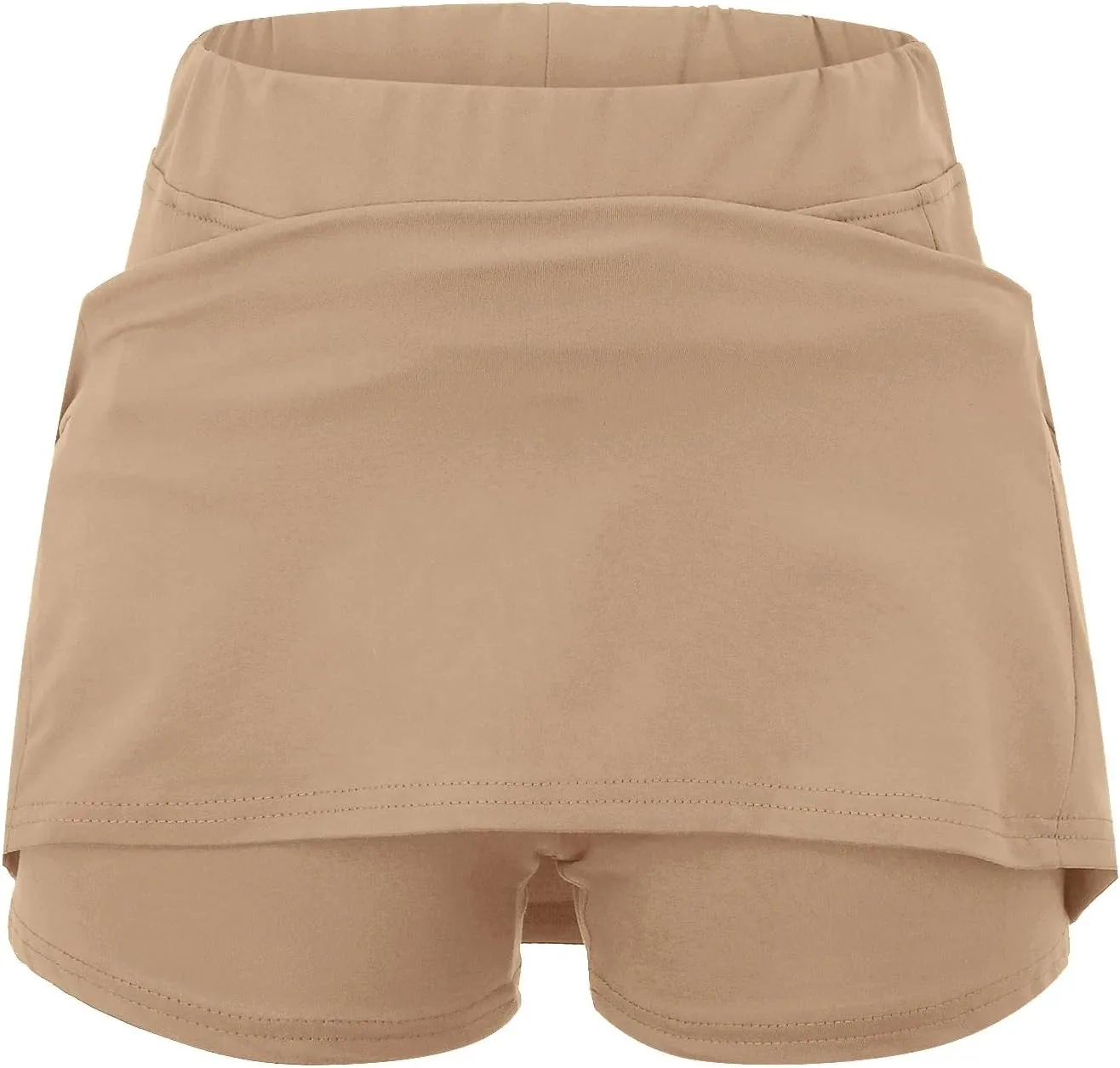 Golf Skirts for Women 18 inch Short Black Short Skirt for Women with Slit Volleyball Spandex Shorts Women high Waisted