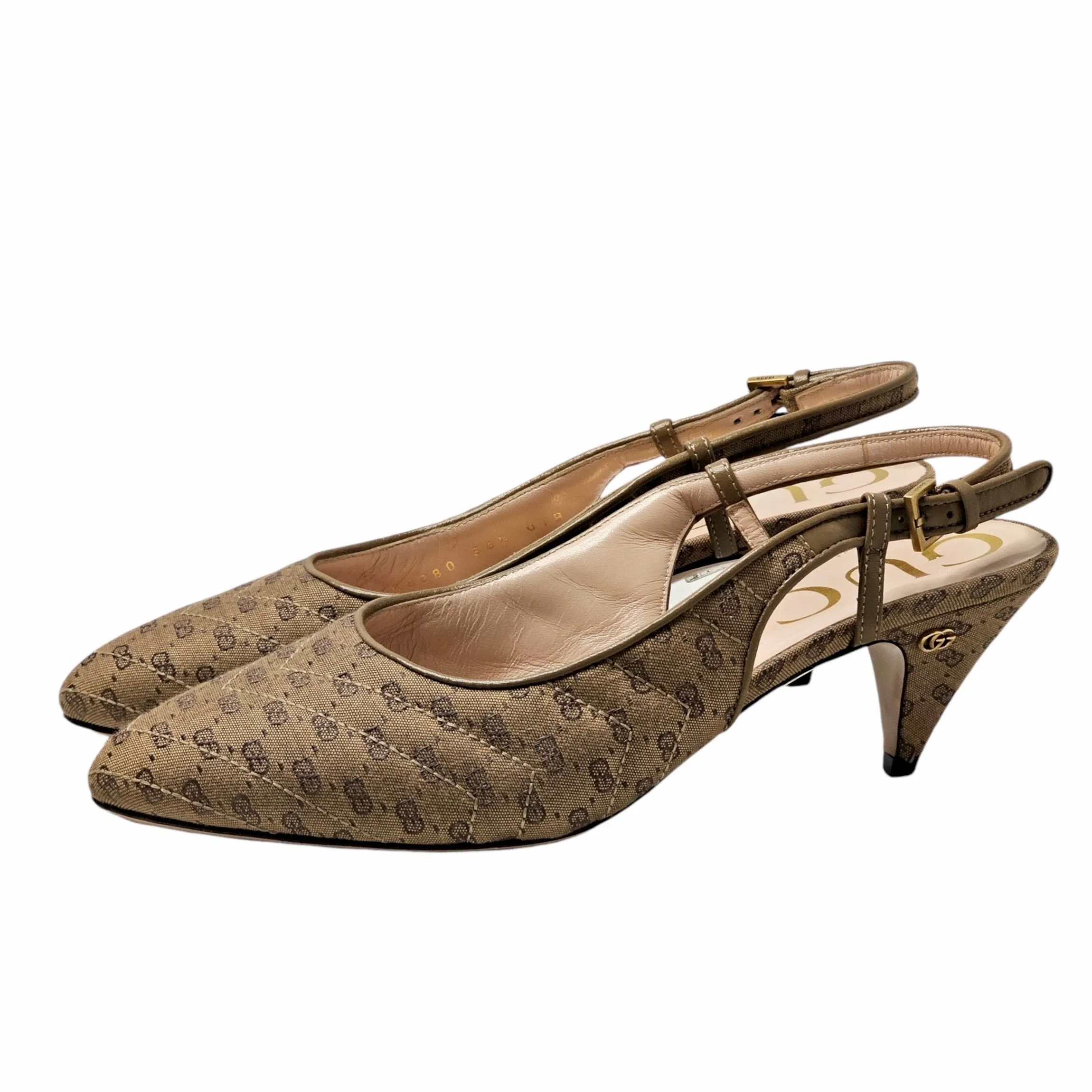 GUCCI SLINGBACK HEELS EU 36.5/ UK 3.5