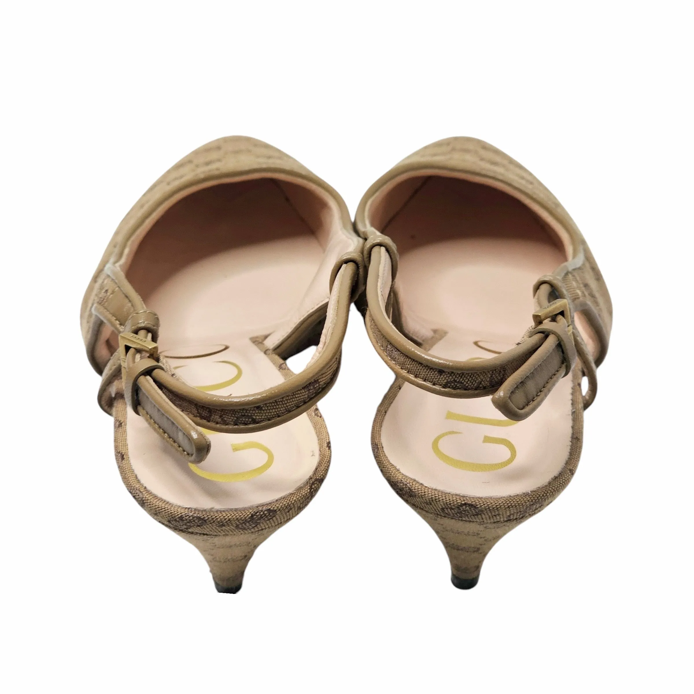 GUCCI SLINGBACK HEELS EU 36.5/ UK 3.5
