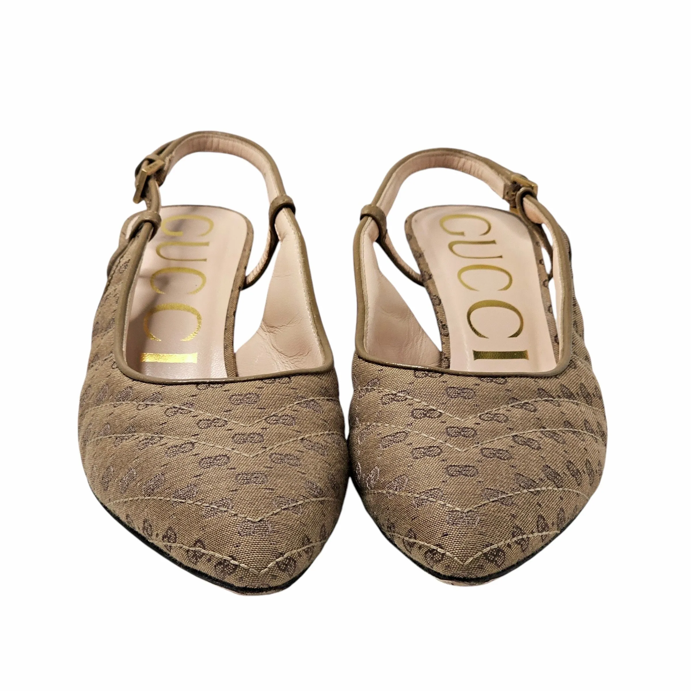 GUCCI SLINGBACK HEELS EU 36.5/ UK 3.5