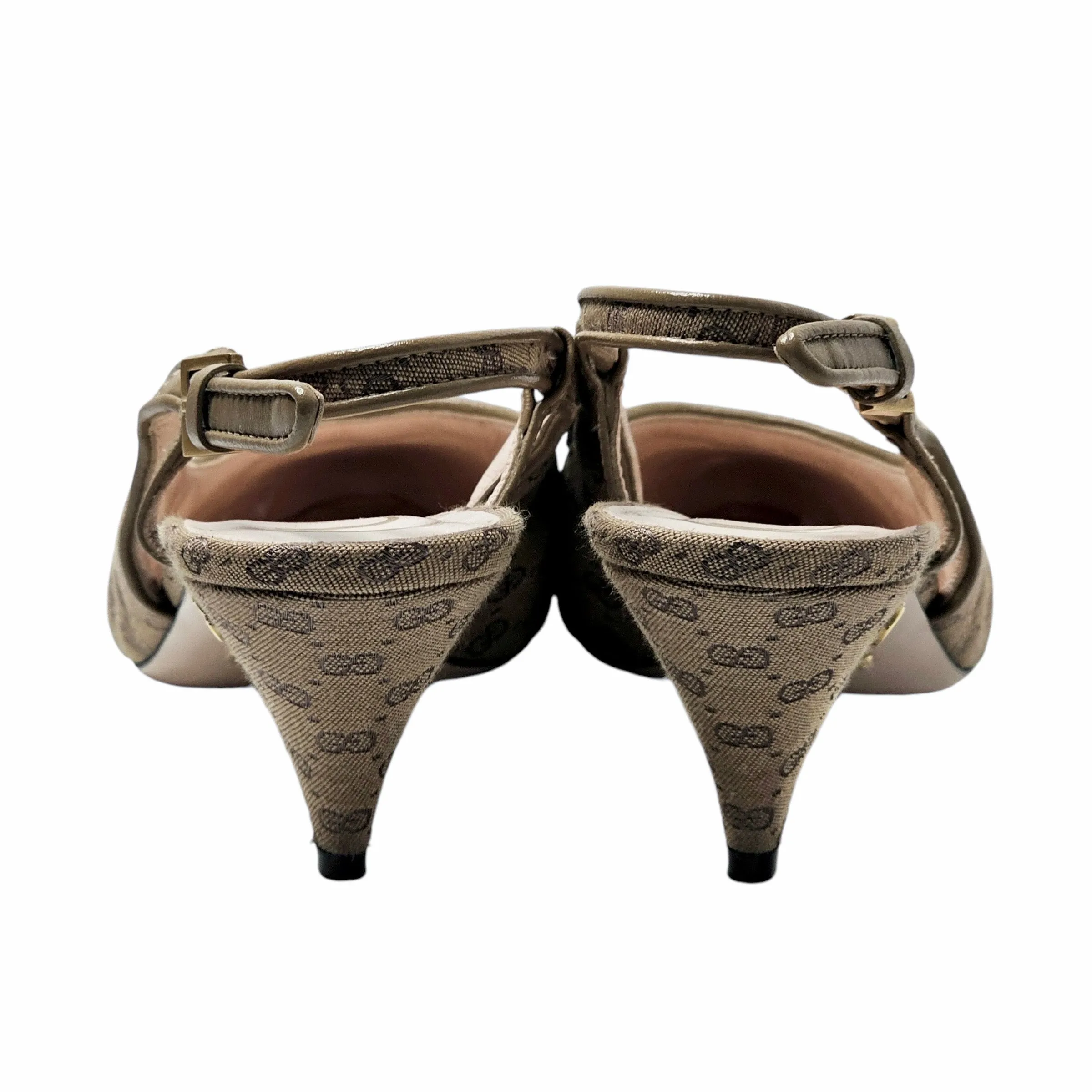 GUCCI SLINGBACK HEELS EU 36.5/ UK 3.5