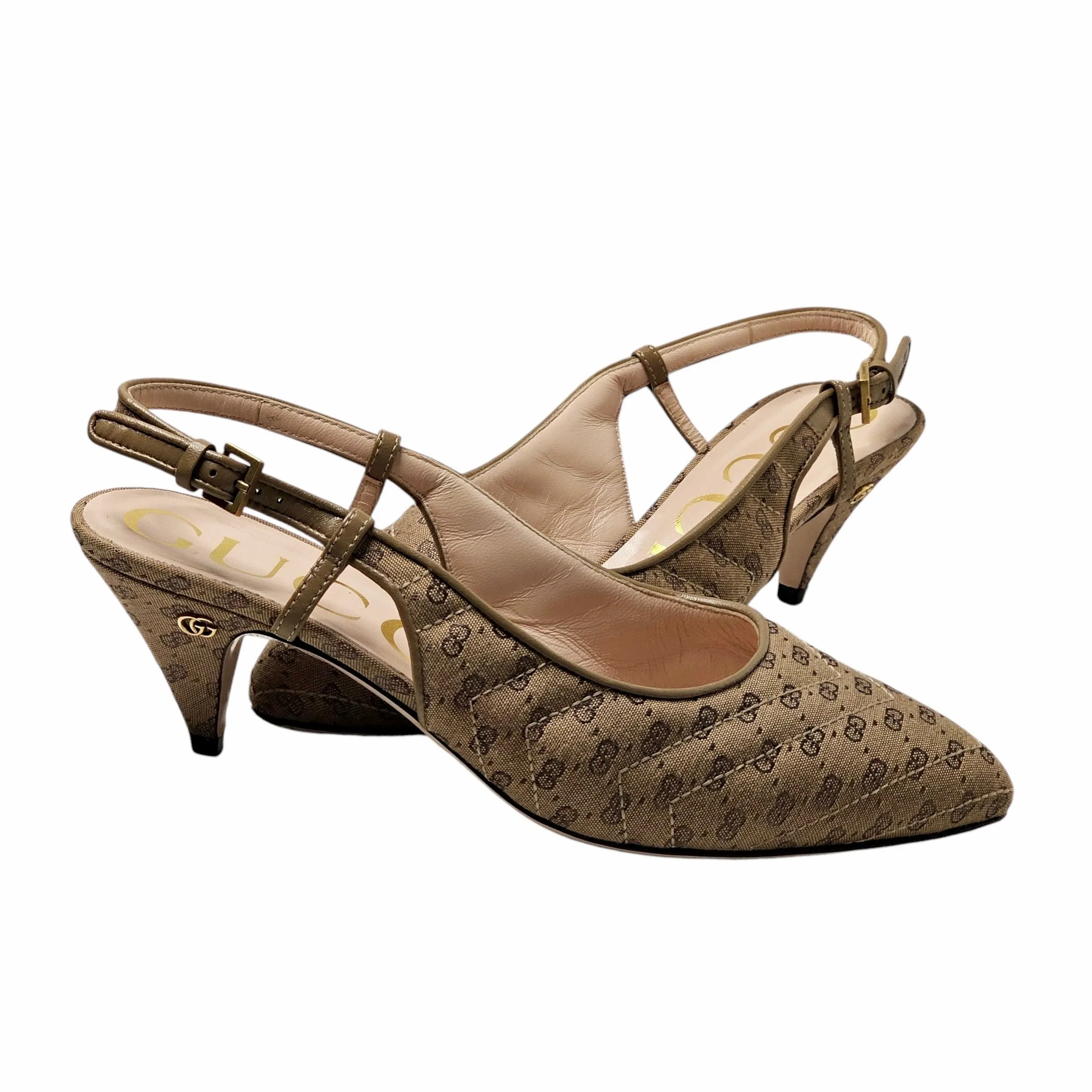 GUCCI SLINGBACK HEELS EU 36.5/ UK 3.5