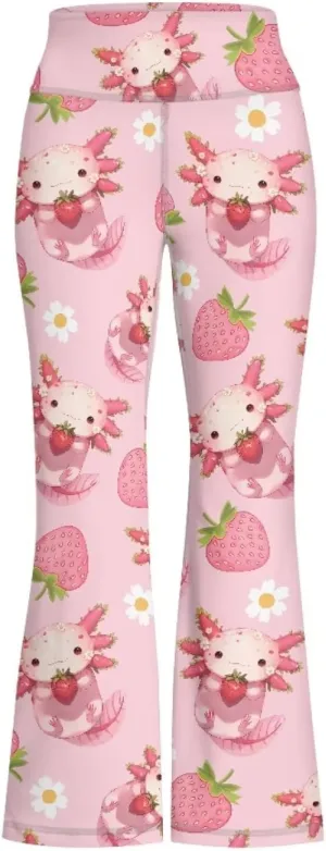 High Waist Yoga Pants Casual Long Flared Leggings Tight Sweatpants for 5-14 Girls