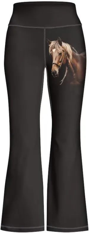 High Waist Yoga Pants Casual Long Flared Leggings Tight Sweatpants for 5-14 Girls