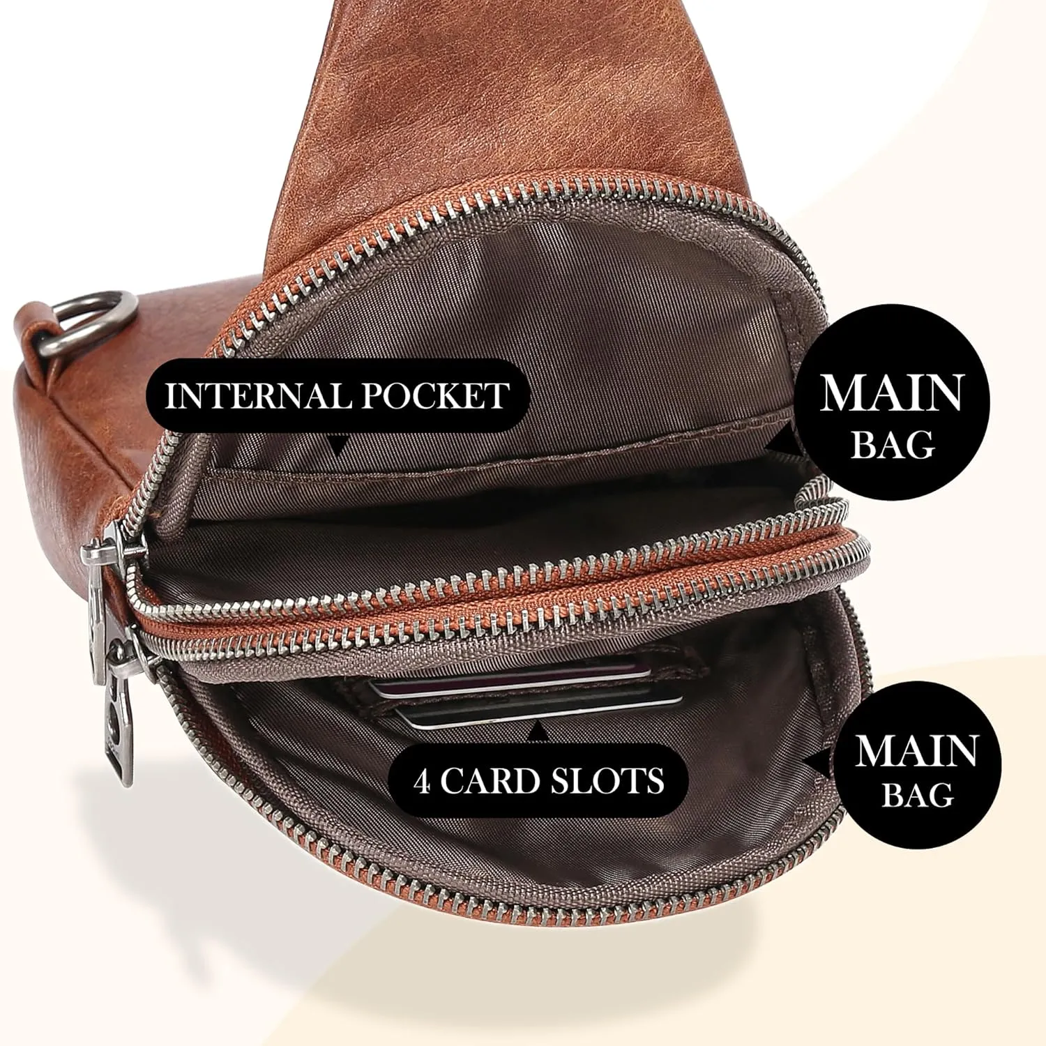 INICAT Small Crossbody Sling Bags Travel Fanny Packs Purse for Women