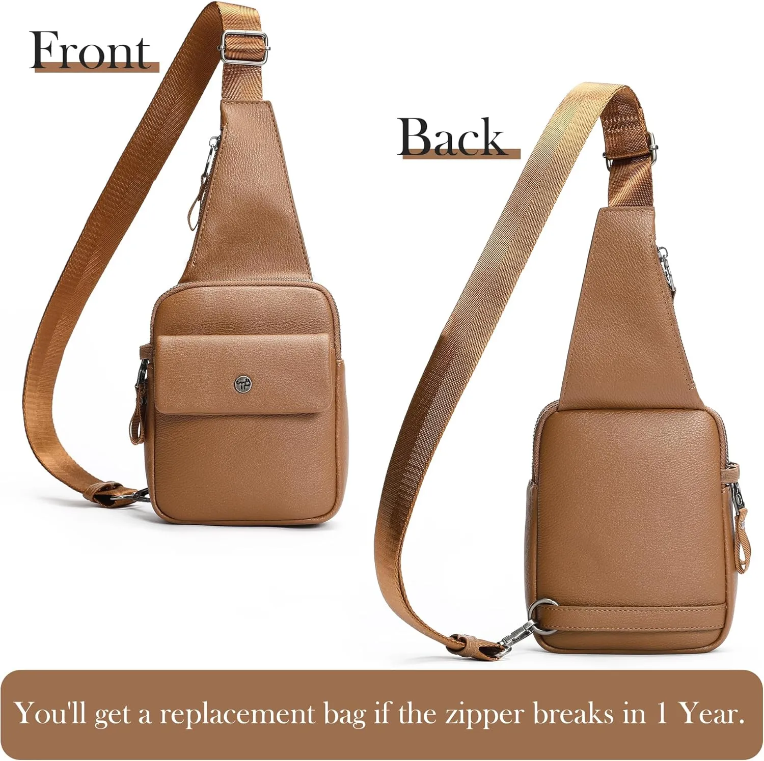 INICAT Small Crossbody Sling Bags Travel Fanny Packs Purse for Women