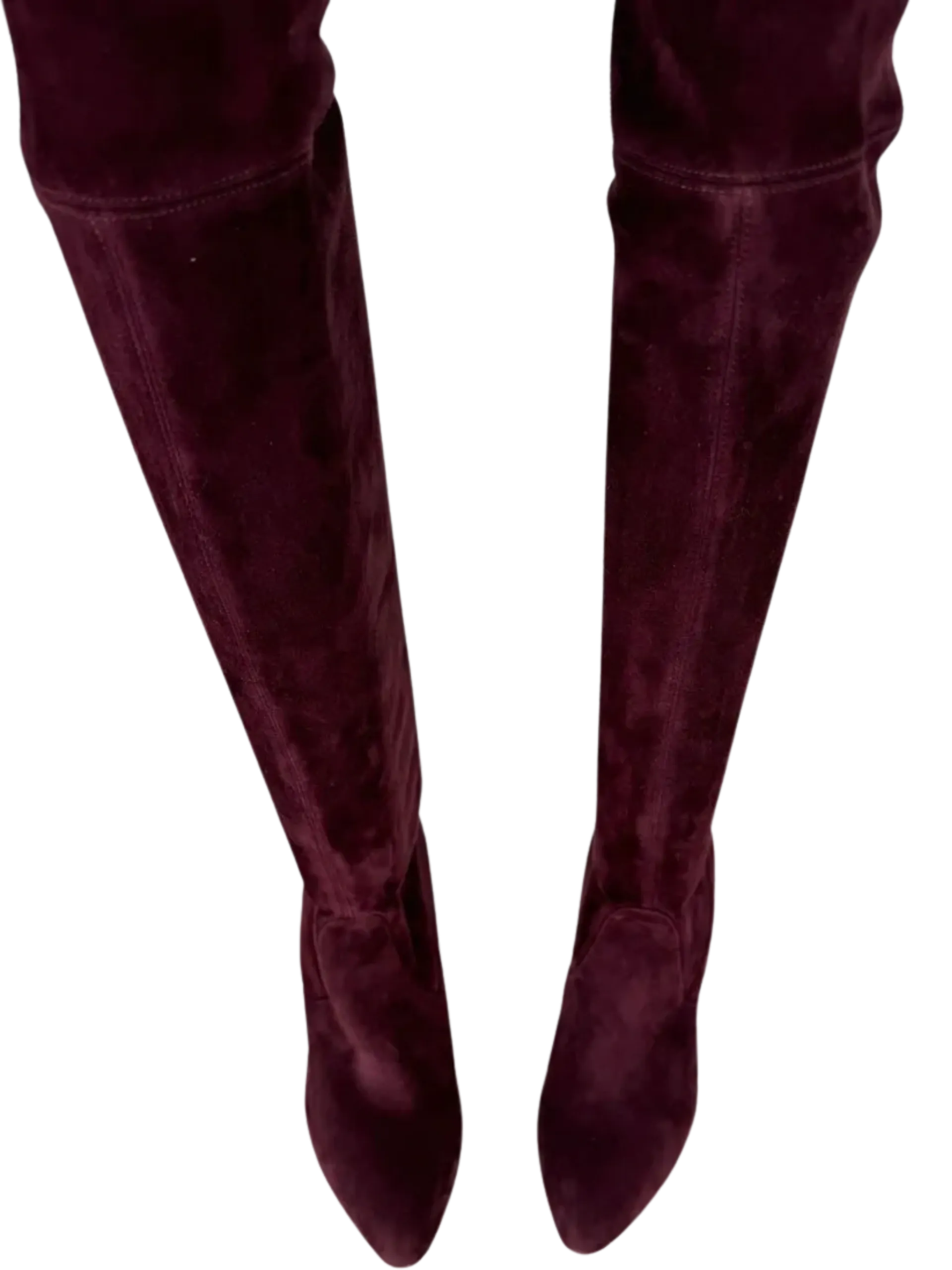 Jean-Michel Cazabat Suede Over-The-Knee Sock Boots