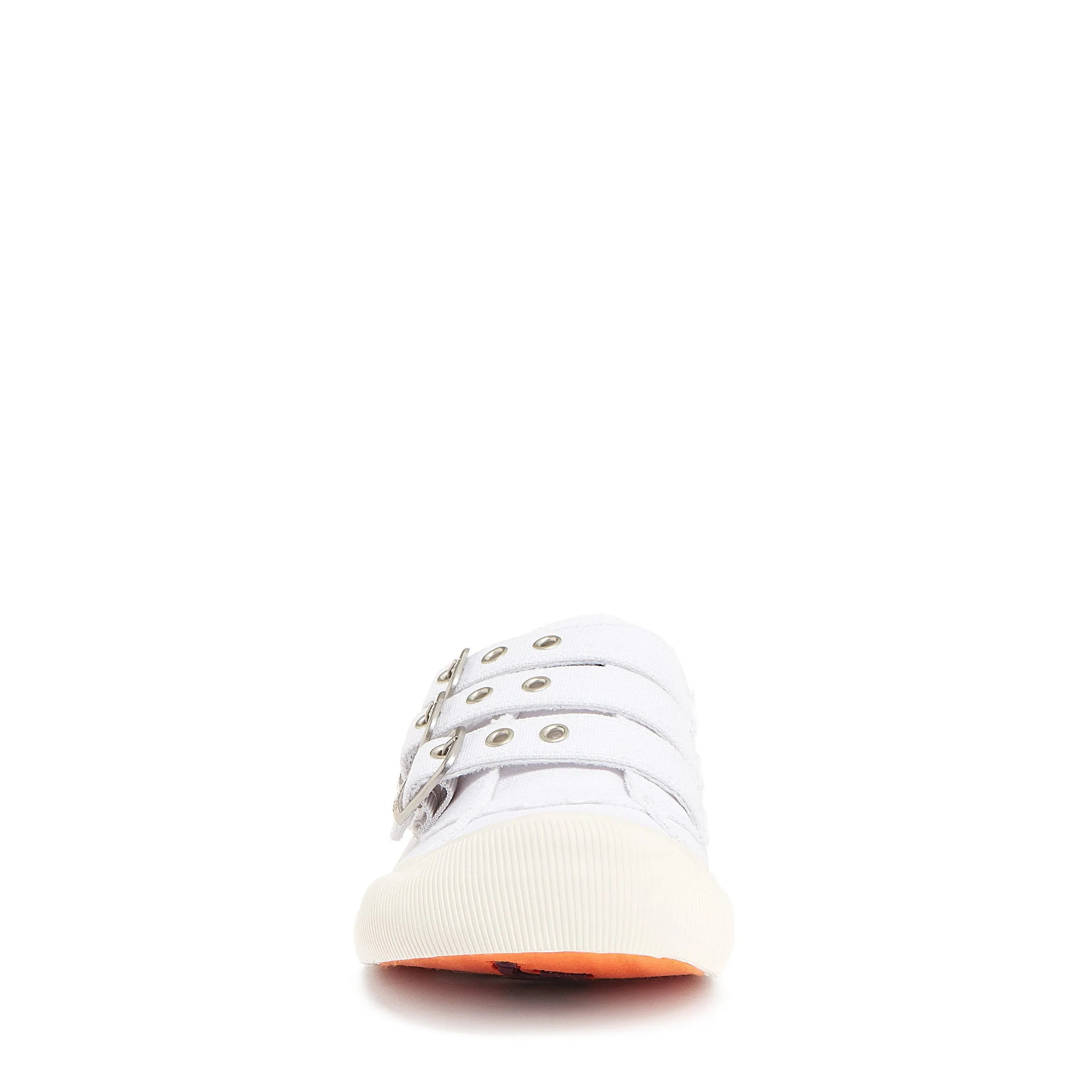 Jolissa White Canvas Trainer