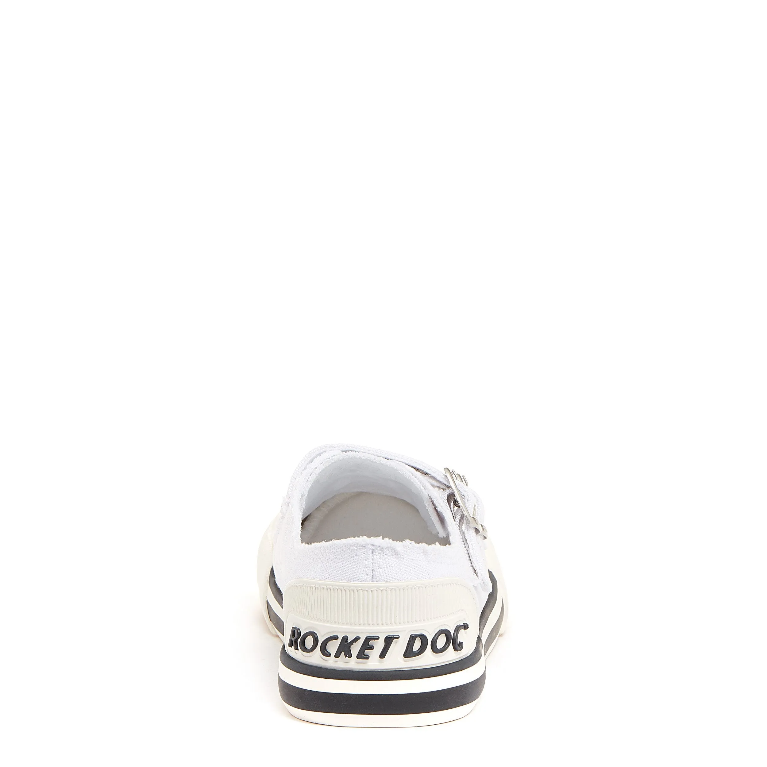 Jolissa White Canvas Trainer