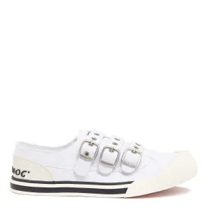 Jolissa White Canvas Trainer